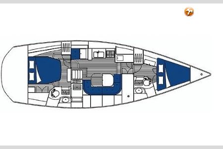 WAUQUIEZ 40 PILOT SALOON